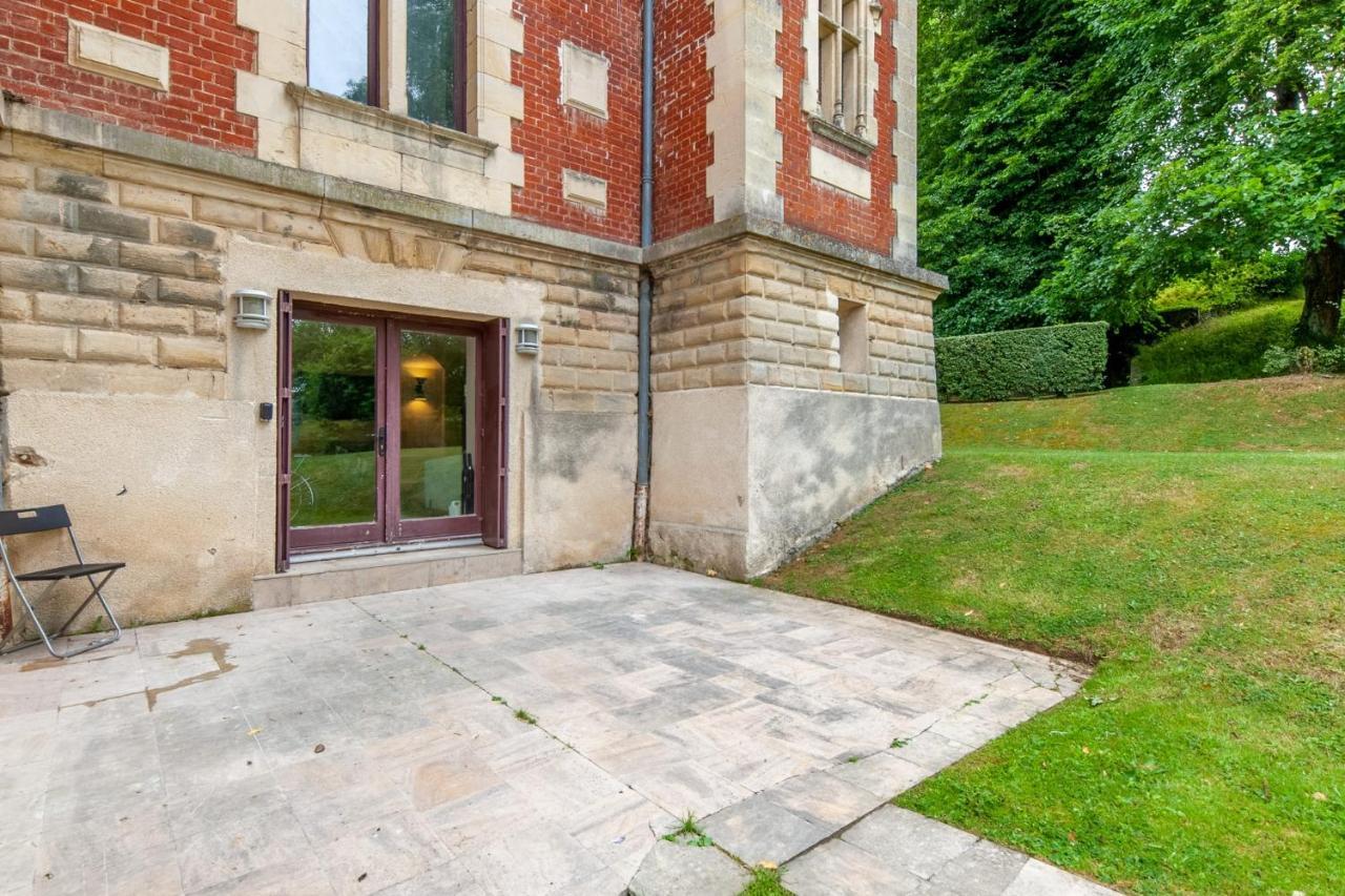 Wonderful apartment in a château with a yard - Houlgate - Welkeys Exterior foto